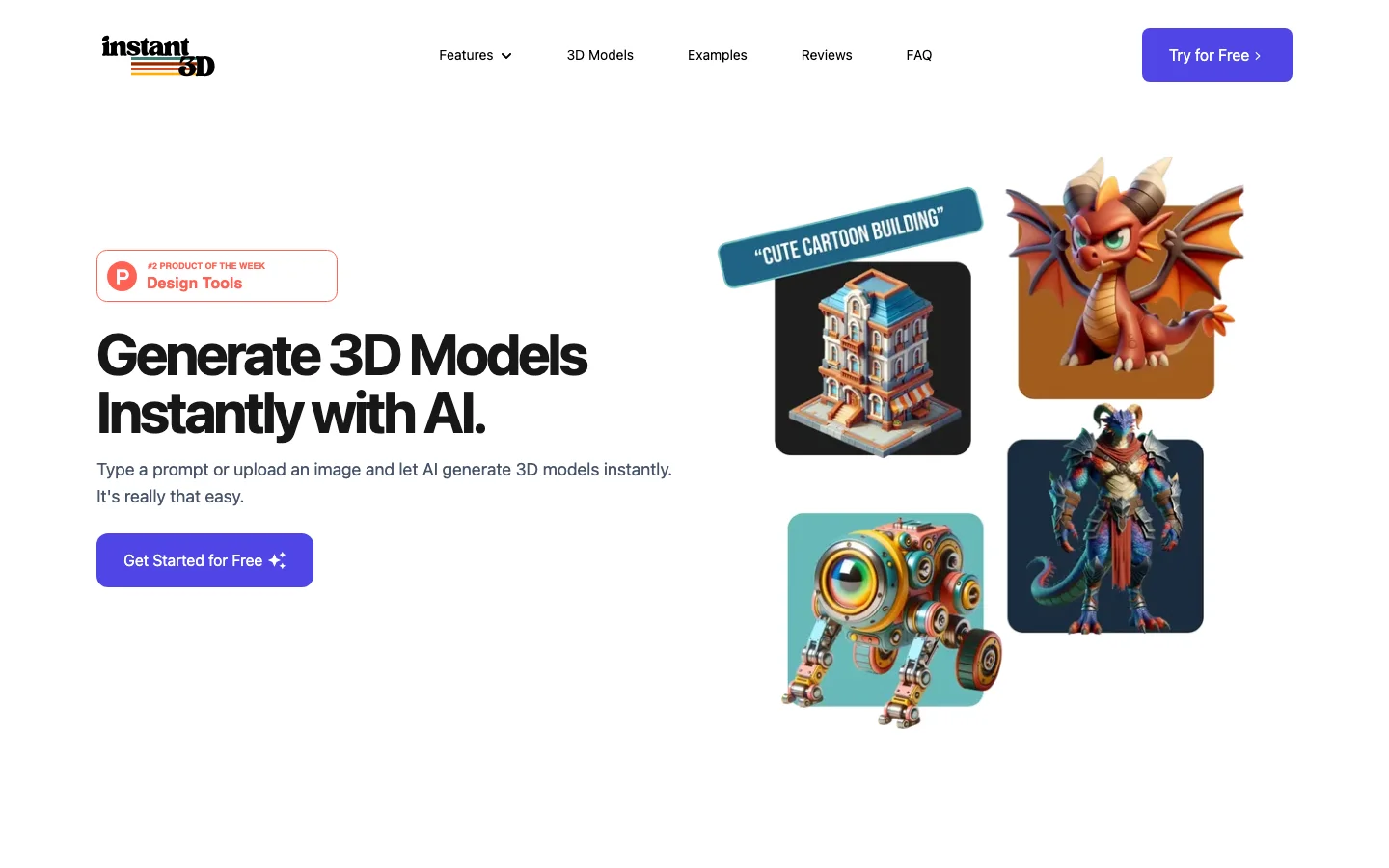 Instant3D hero image
