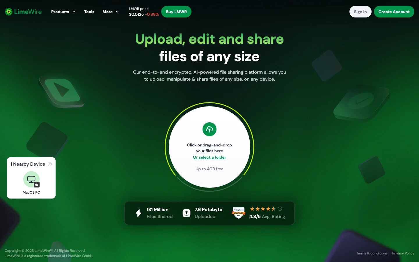 LimeWire hero image