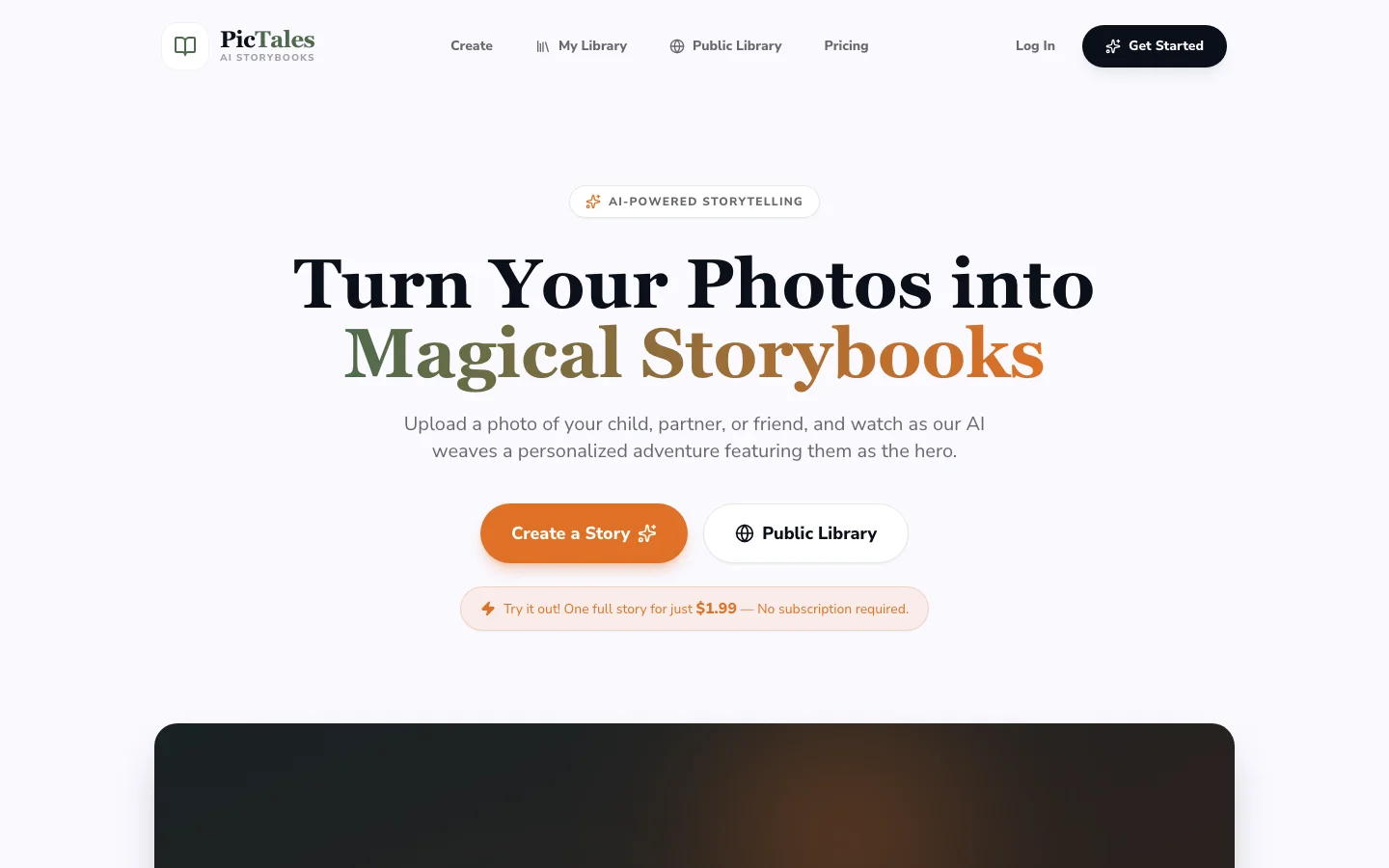 PicTales hero image