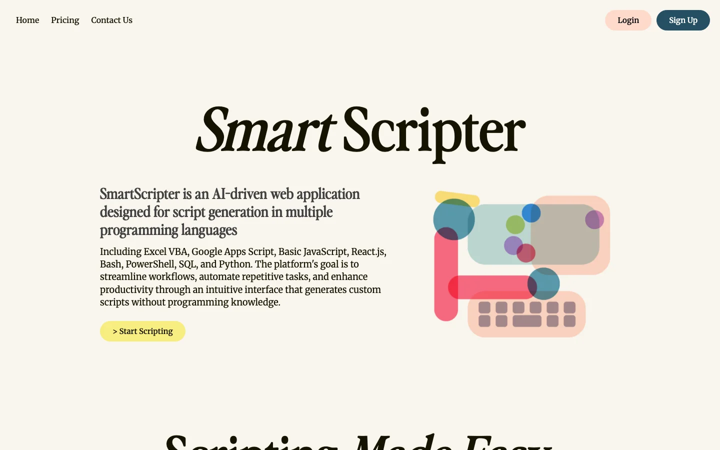 SmartScripter hero image