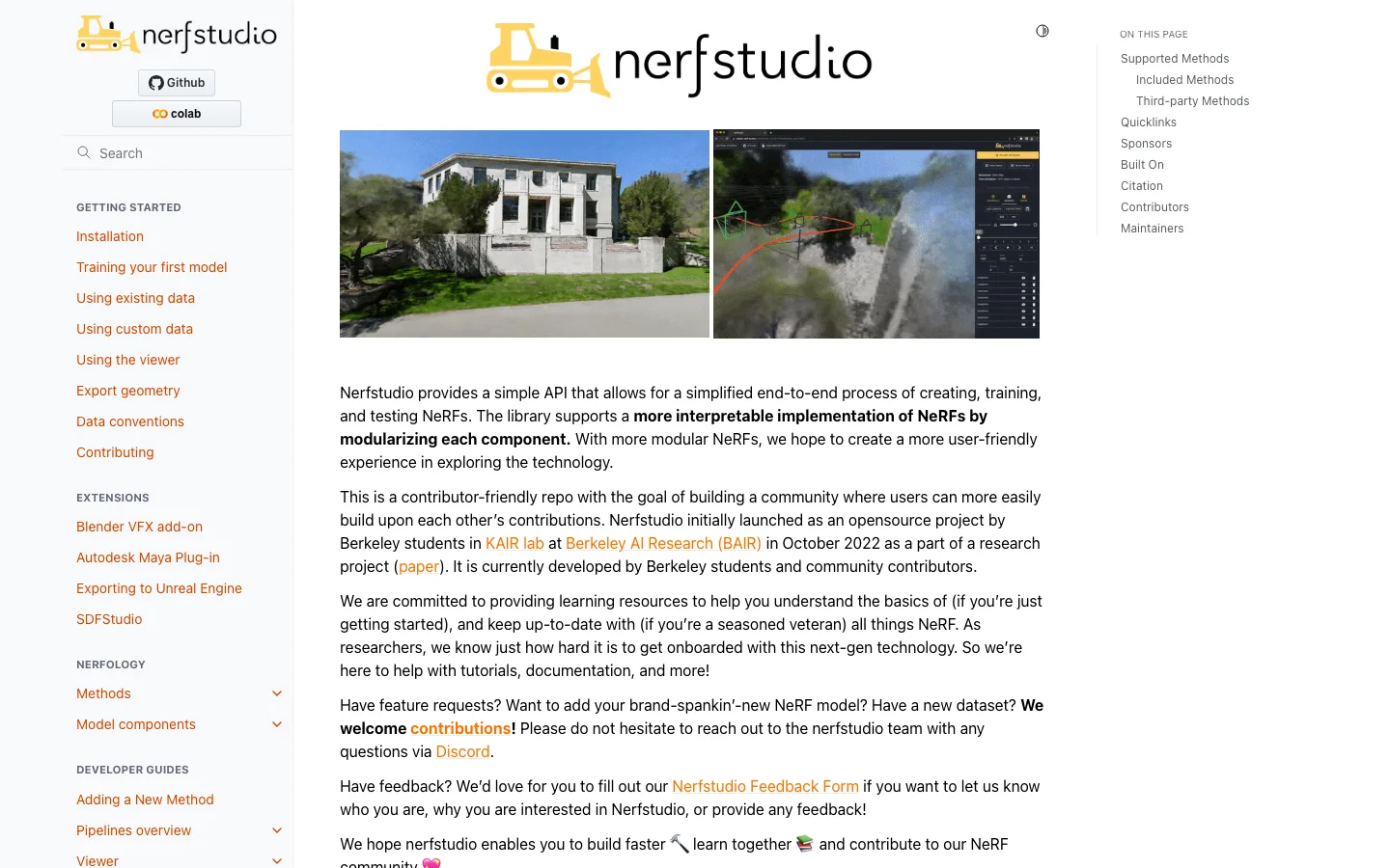 nerfstudio hero image