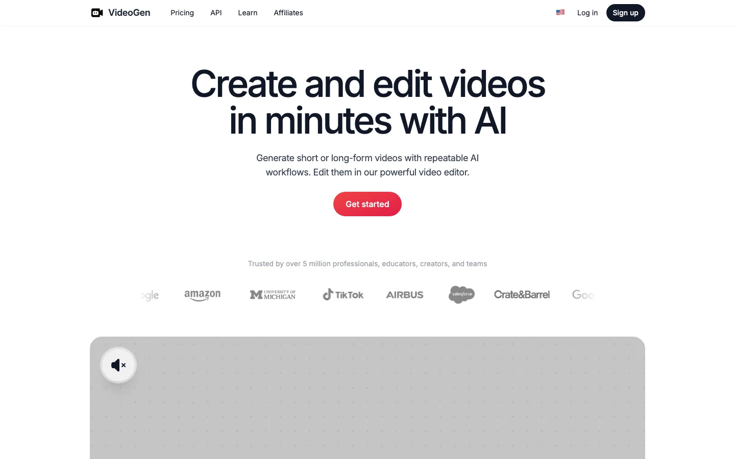 VideoGen hero image