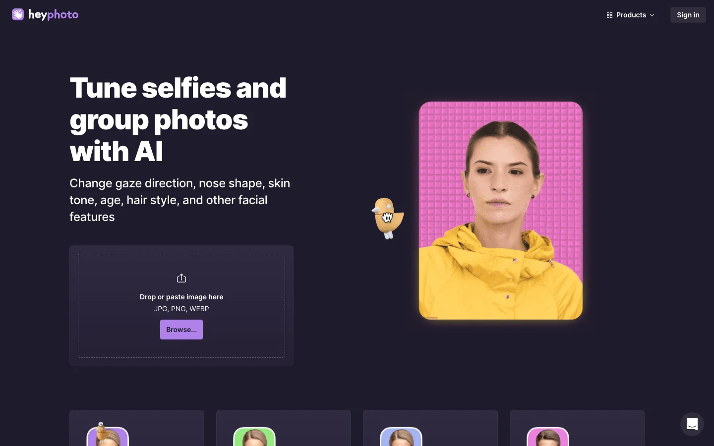 HeyPhoto hero image