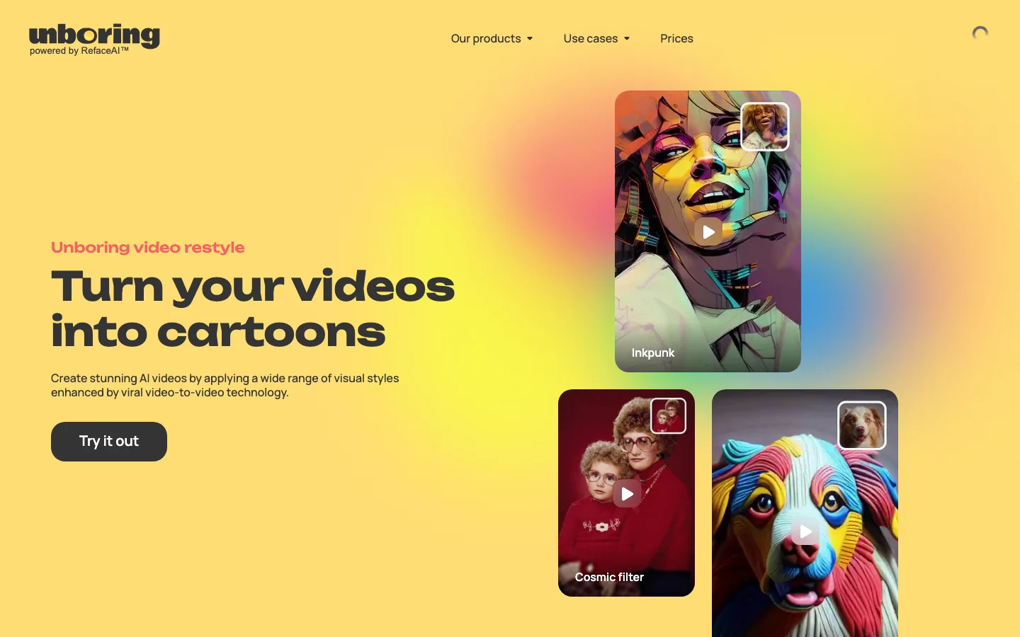 Unboring.ai hero image