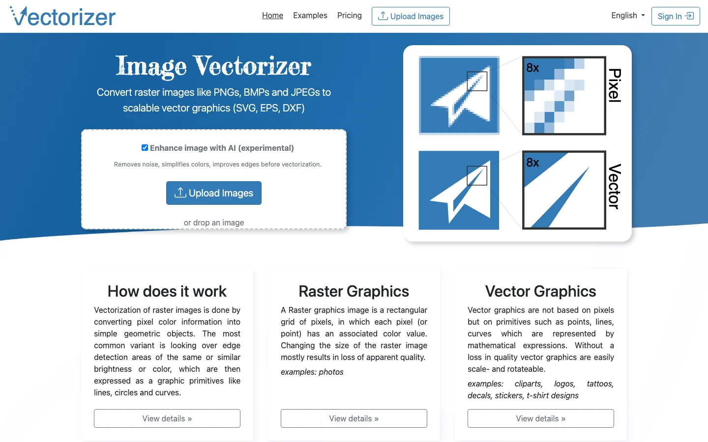 Vectorizer hero image