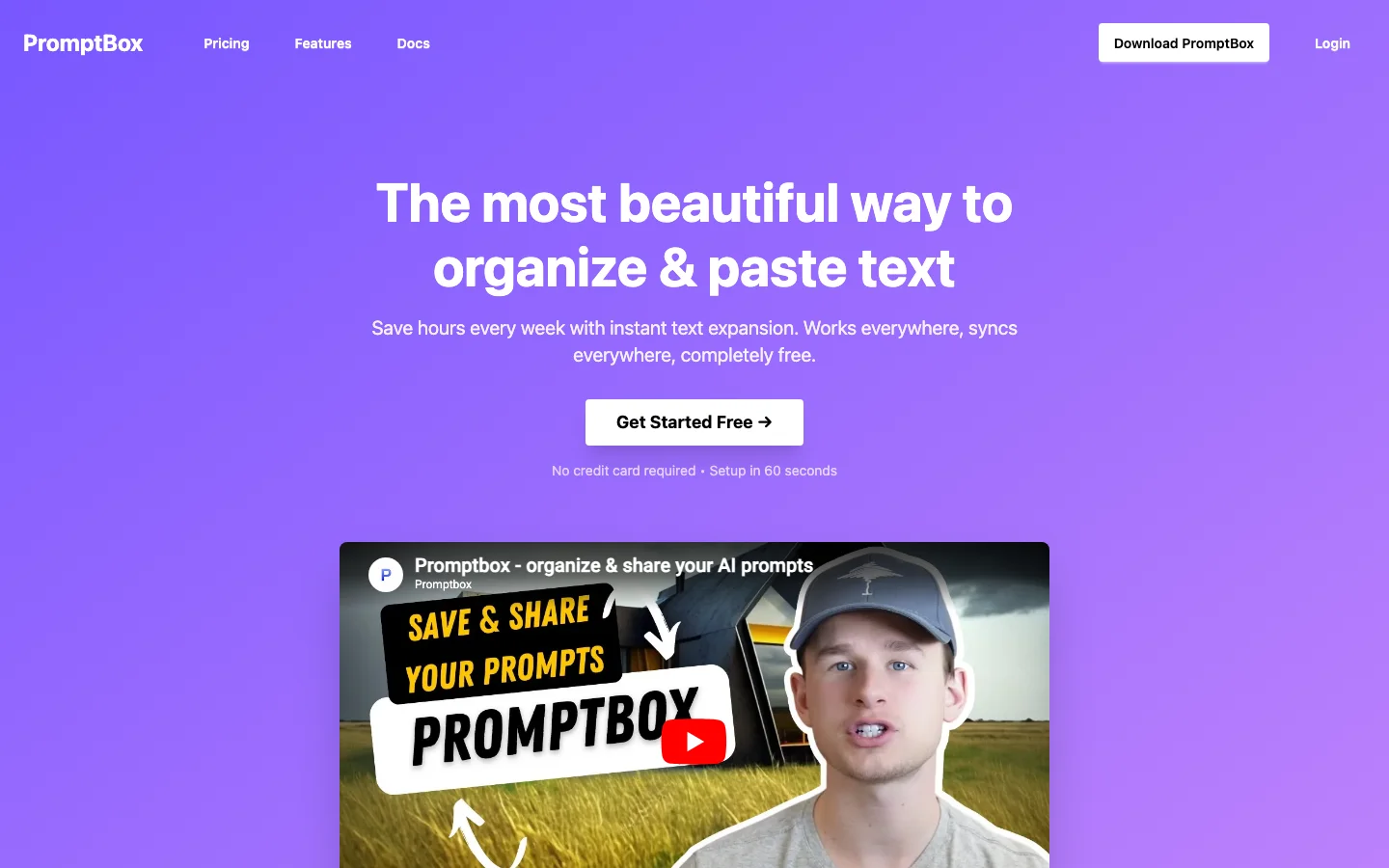 Prompt Box hero image