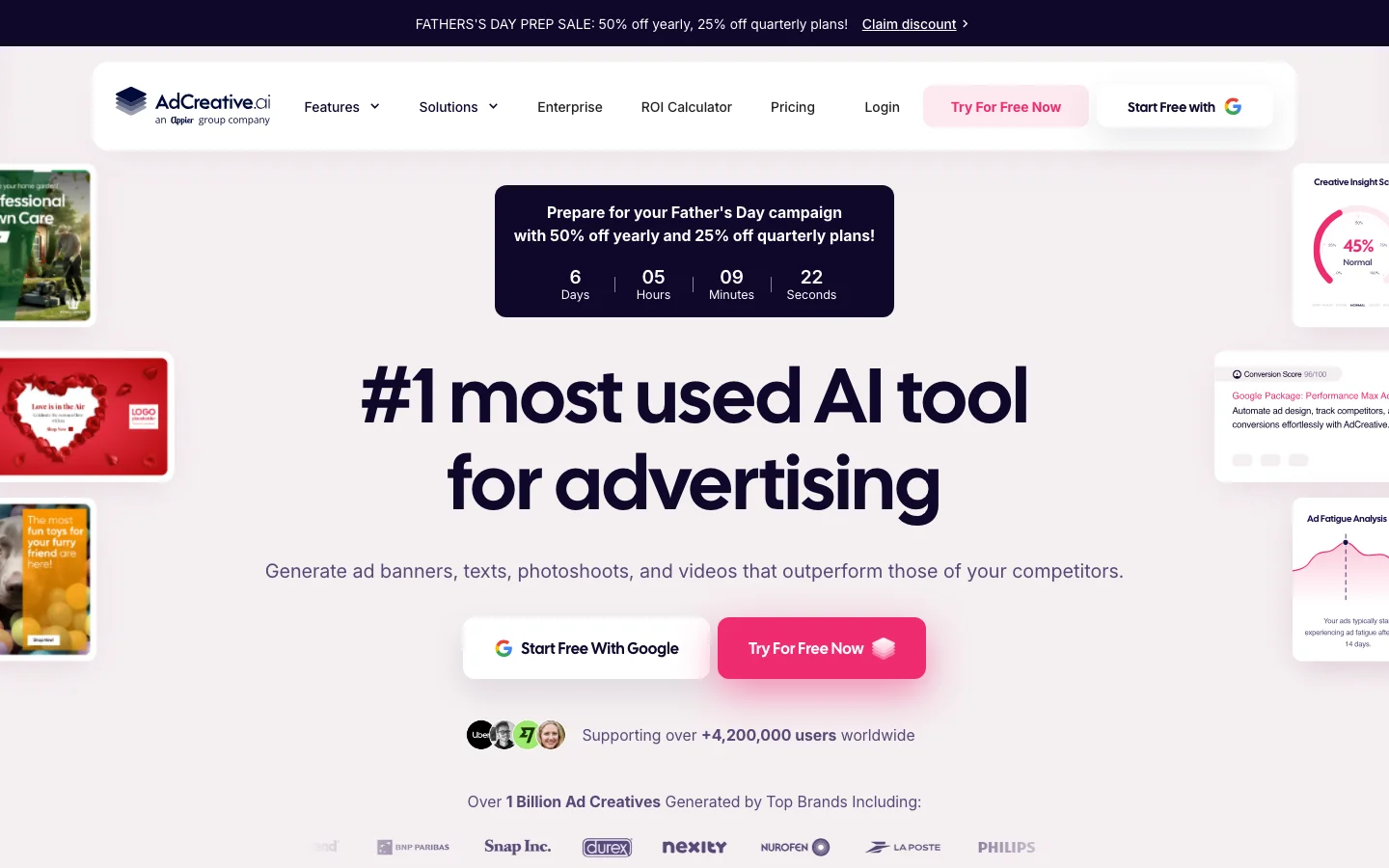 AdCreative.ai hero image