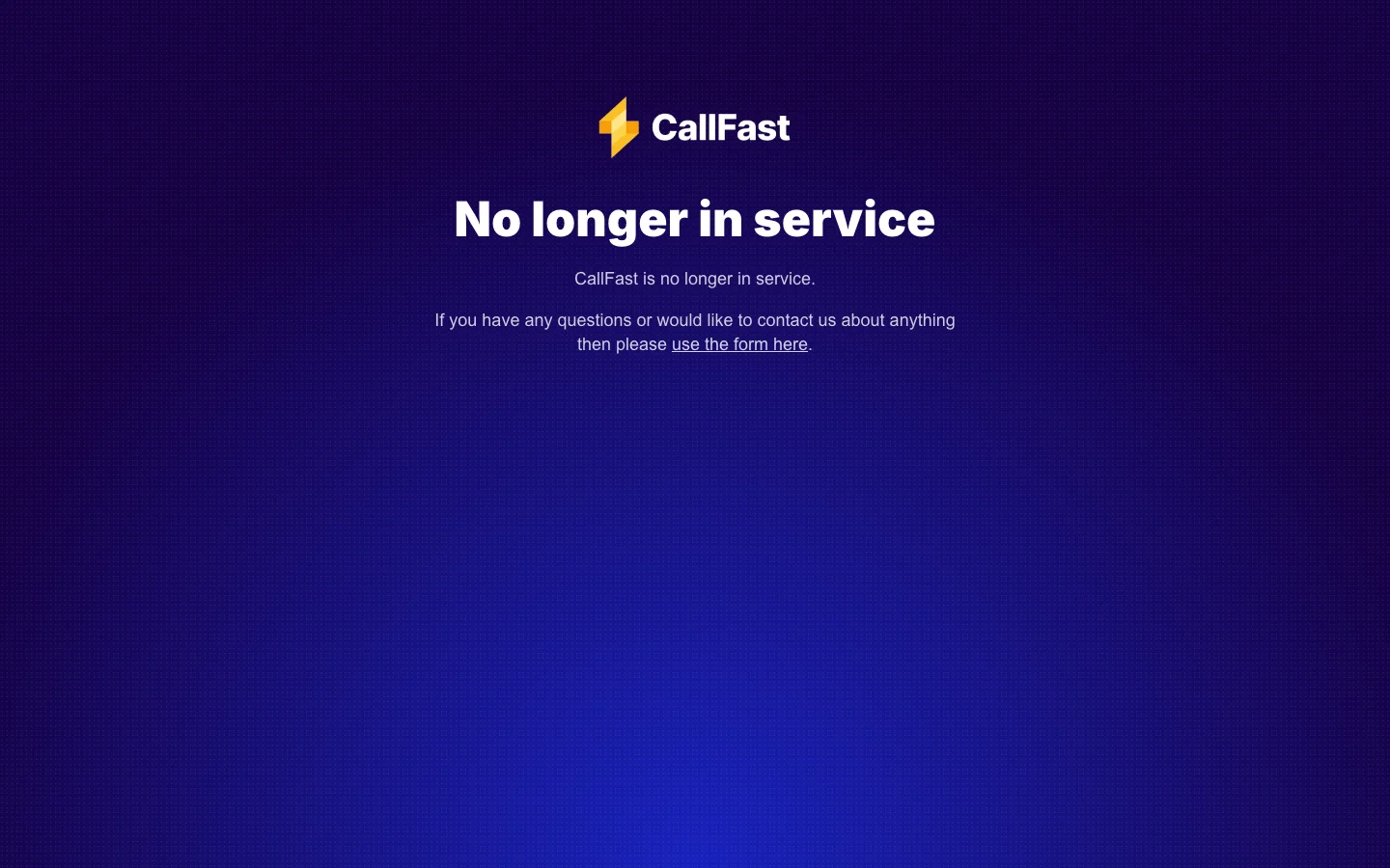 CallFast hero image