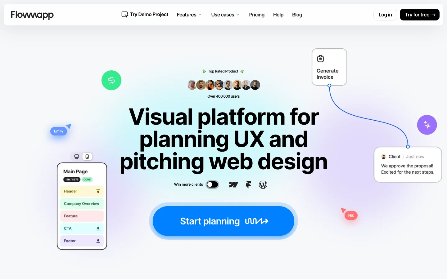 FlowMapp hero image