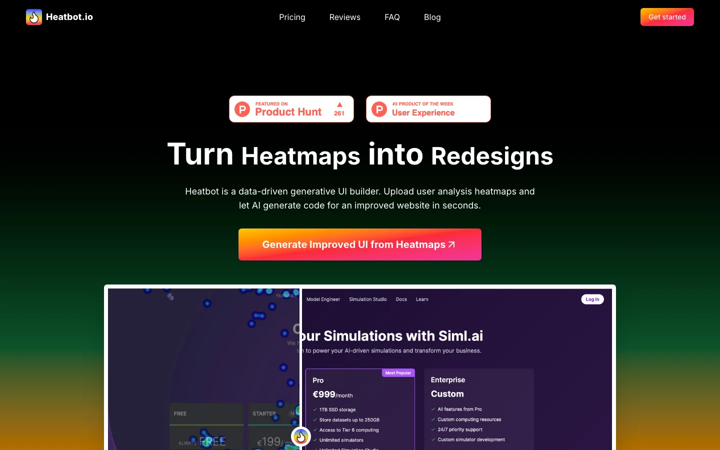 Heatbot.io hero image