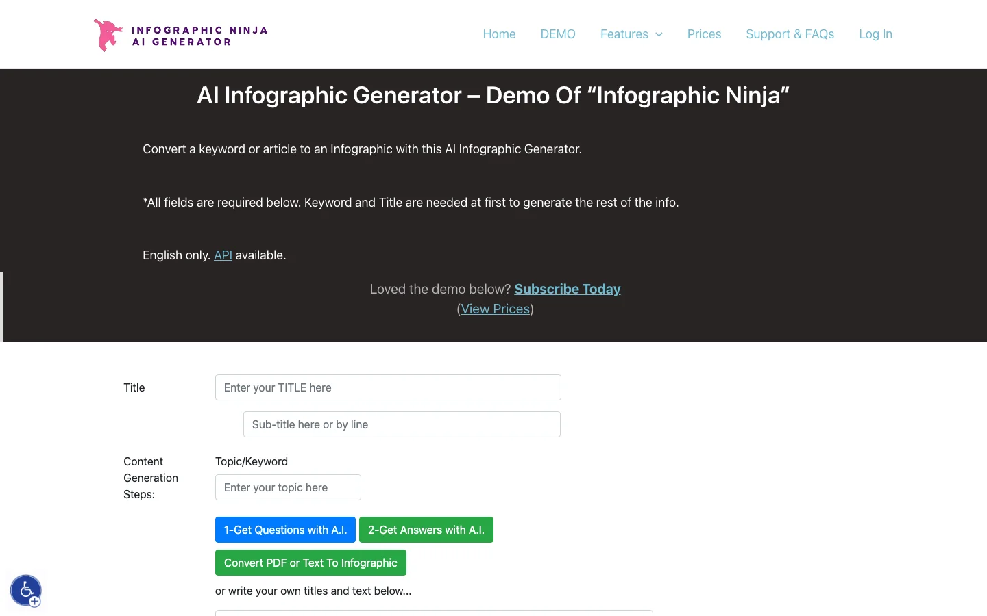 Infographic Ninja hero image