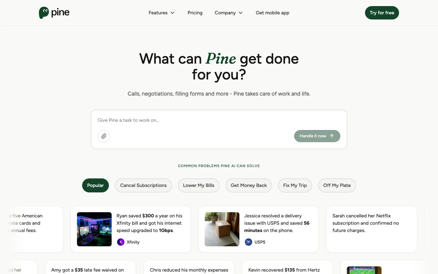 PineAI hero image