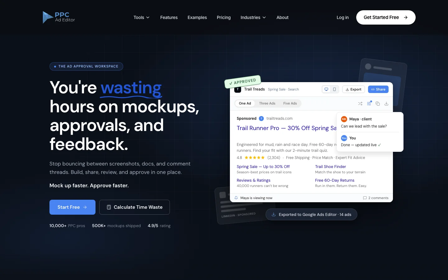 PPC Ad Editor hero image