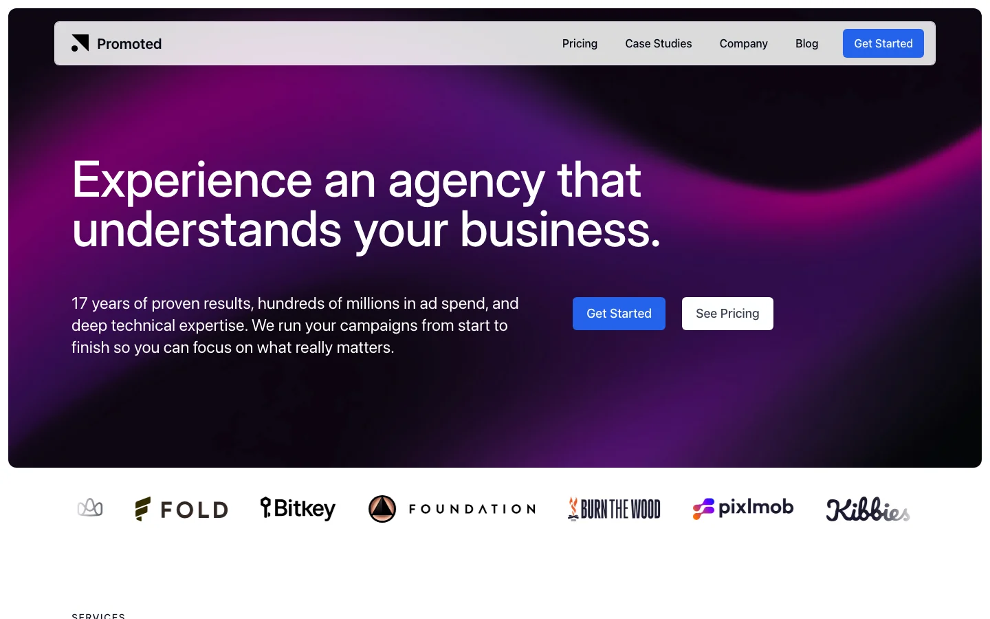 promoted.com hero image