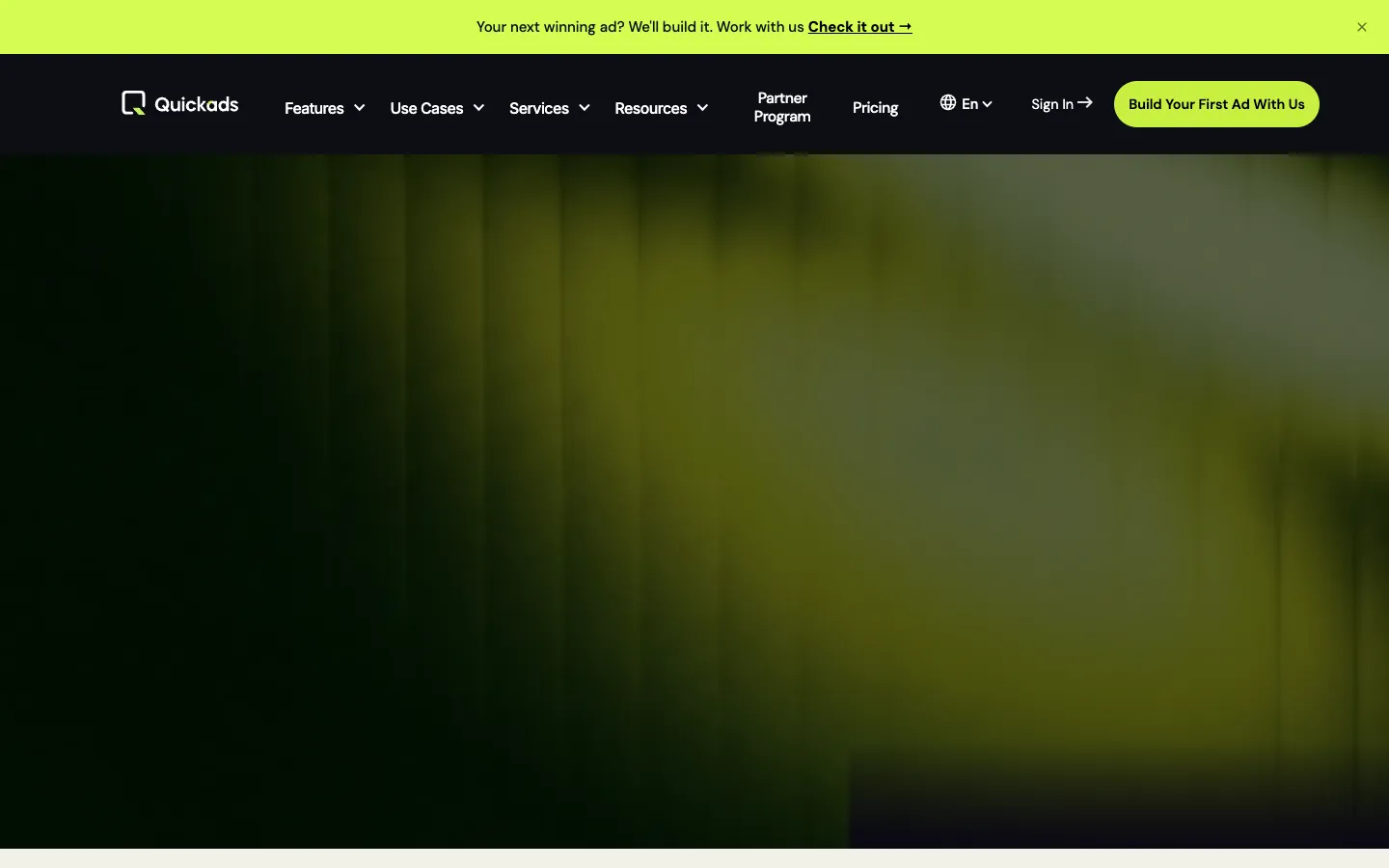 Quick Ads hero image