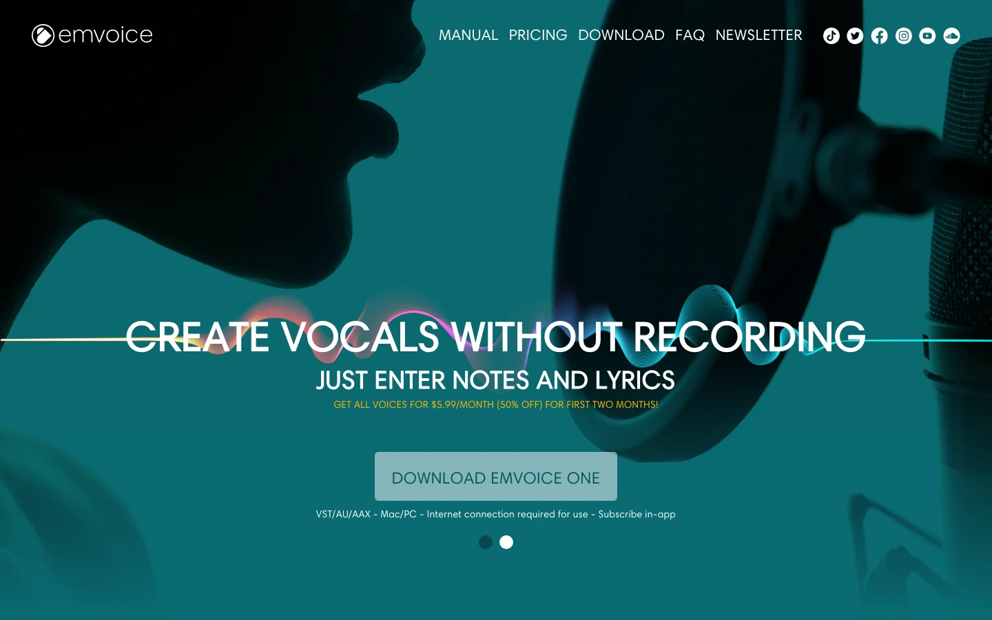 Emvoice hero image