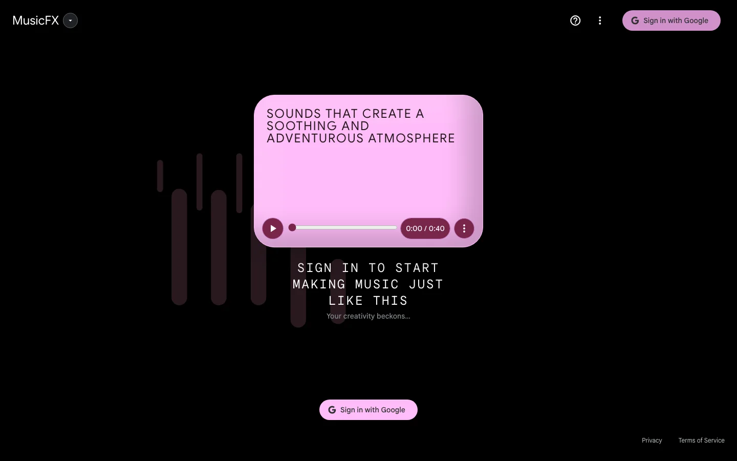 MusicFX hero image