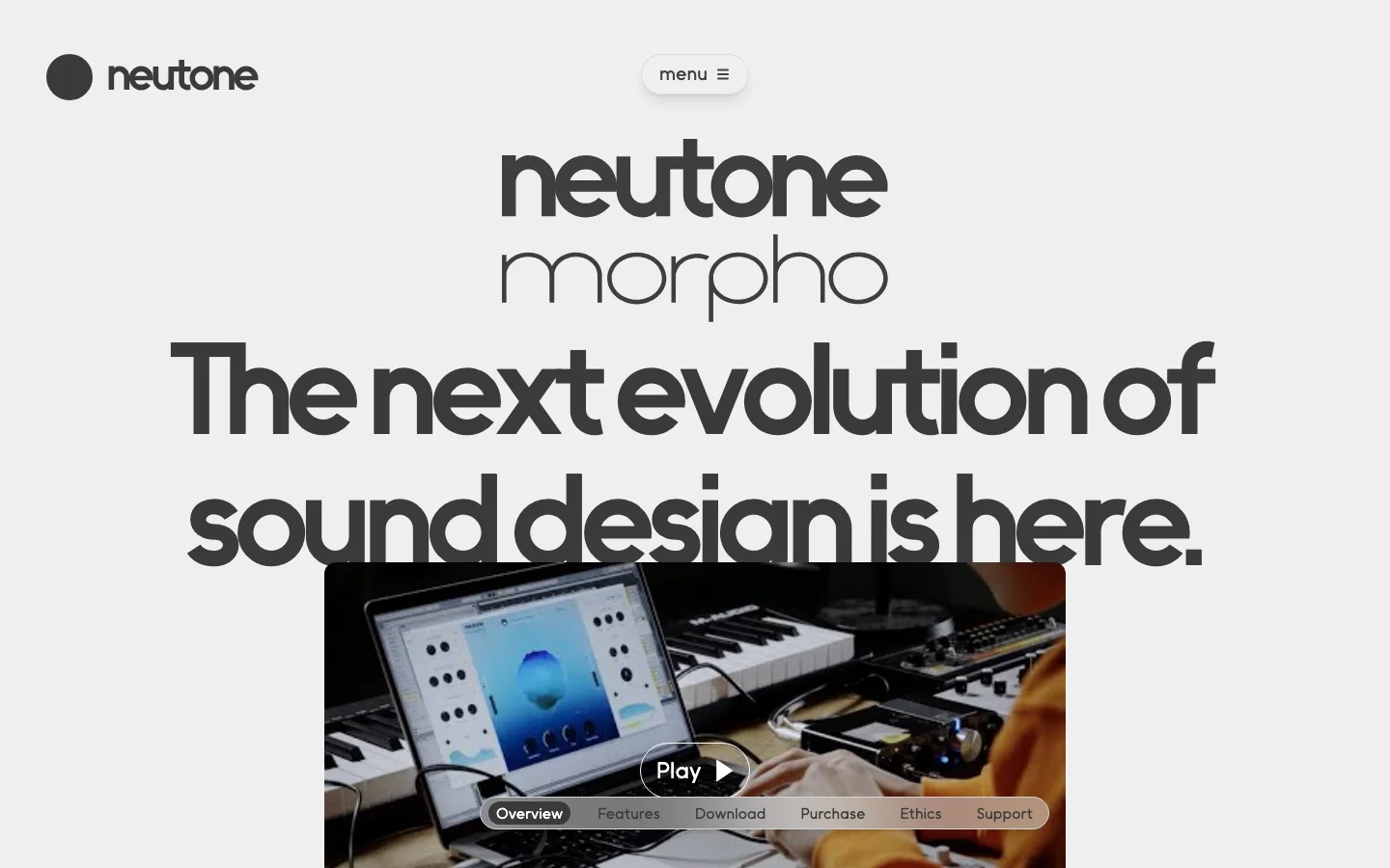 Neutone Morpho hero image