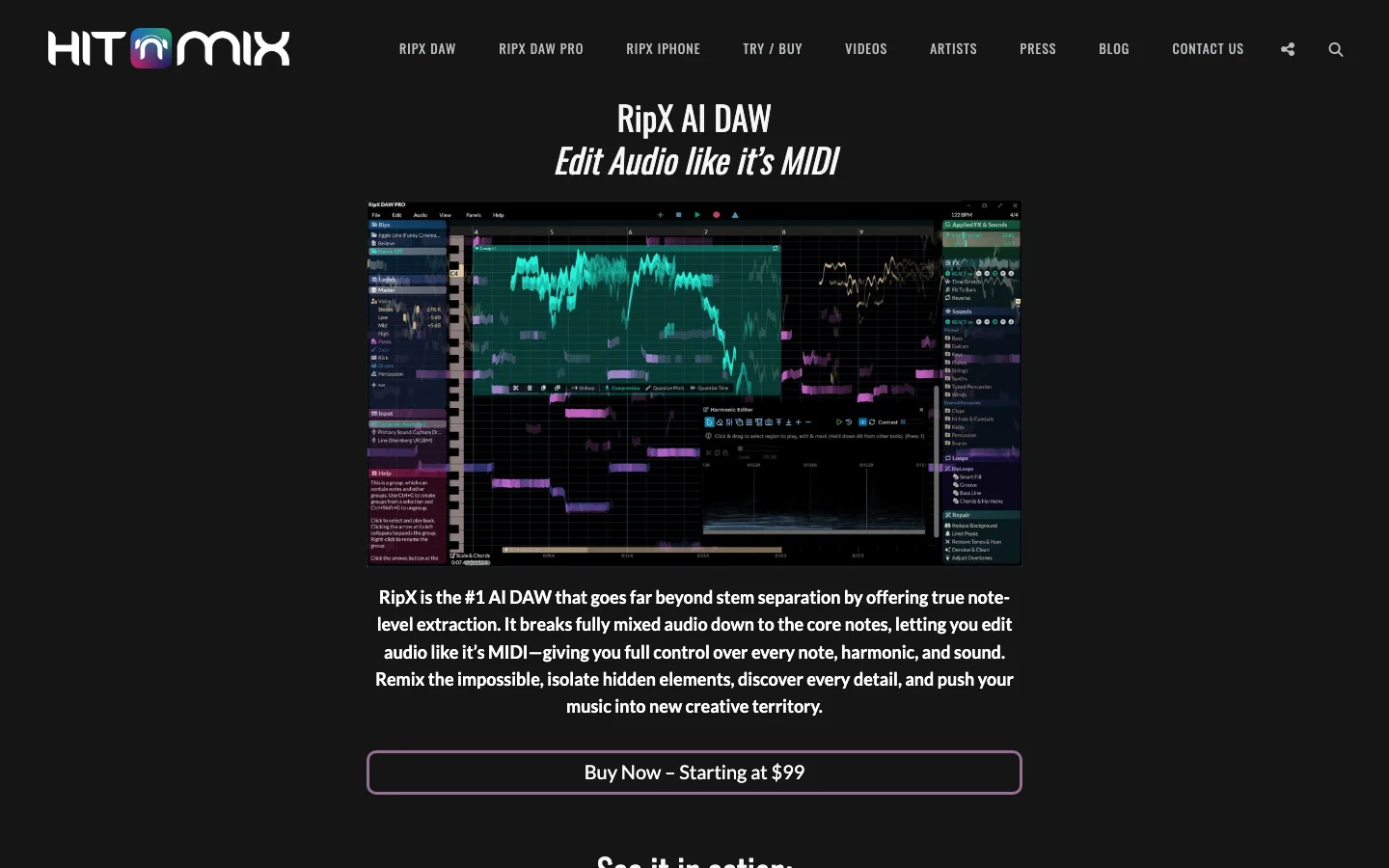 RipX hero image