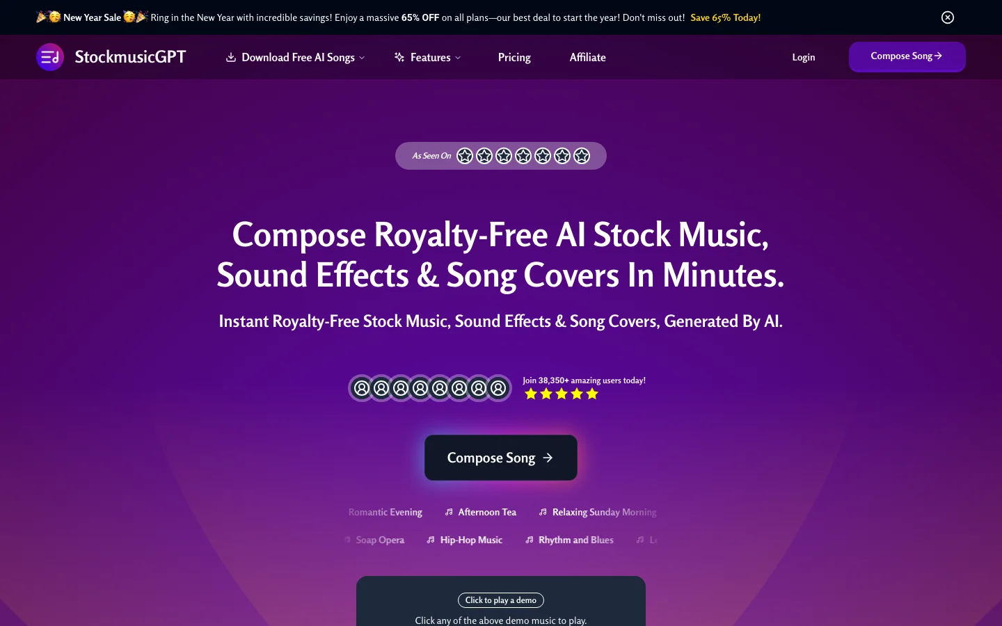 StockmusicGPT hero image