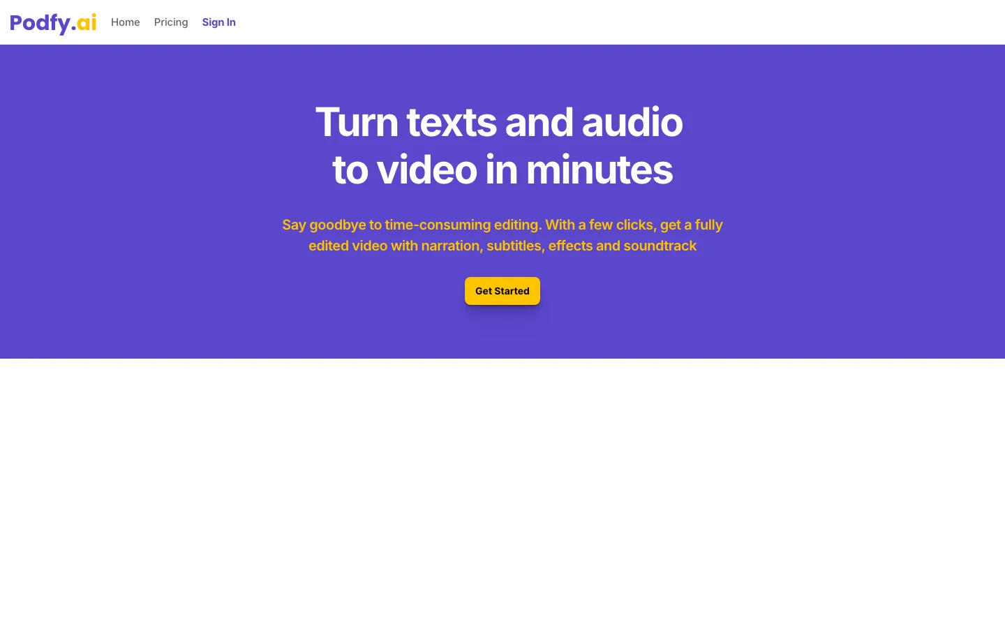 Podfy AI hero image