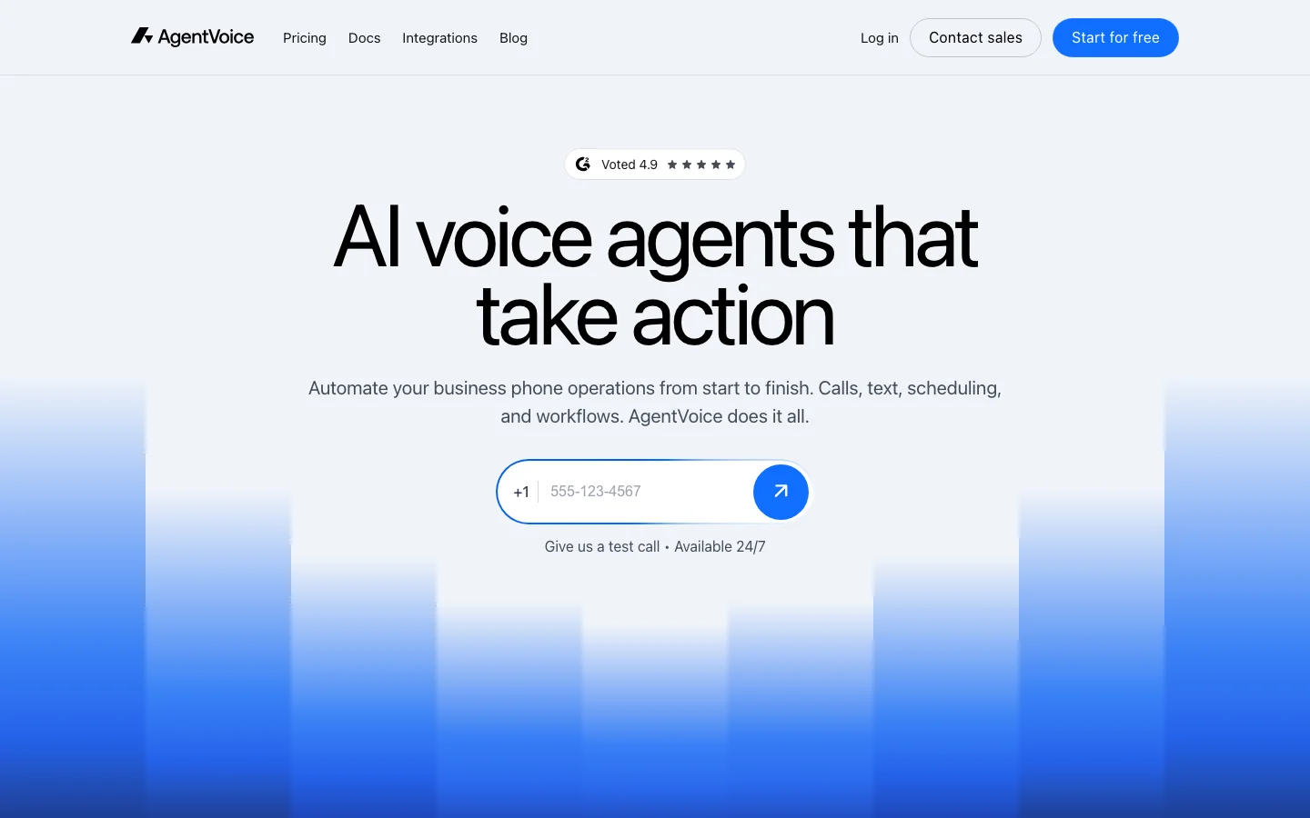 AgentVoice hero image
