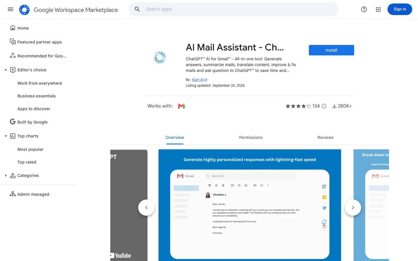 AI Mail Assistant hero image