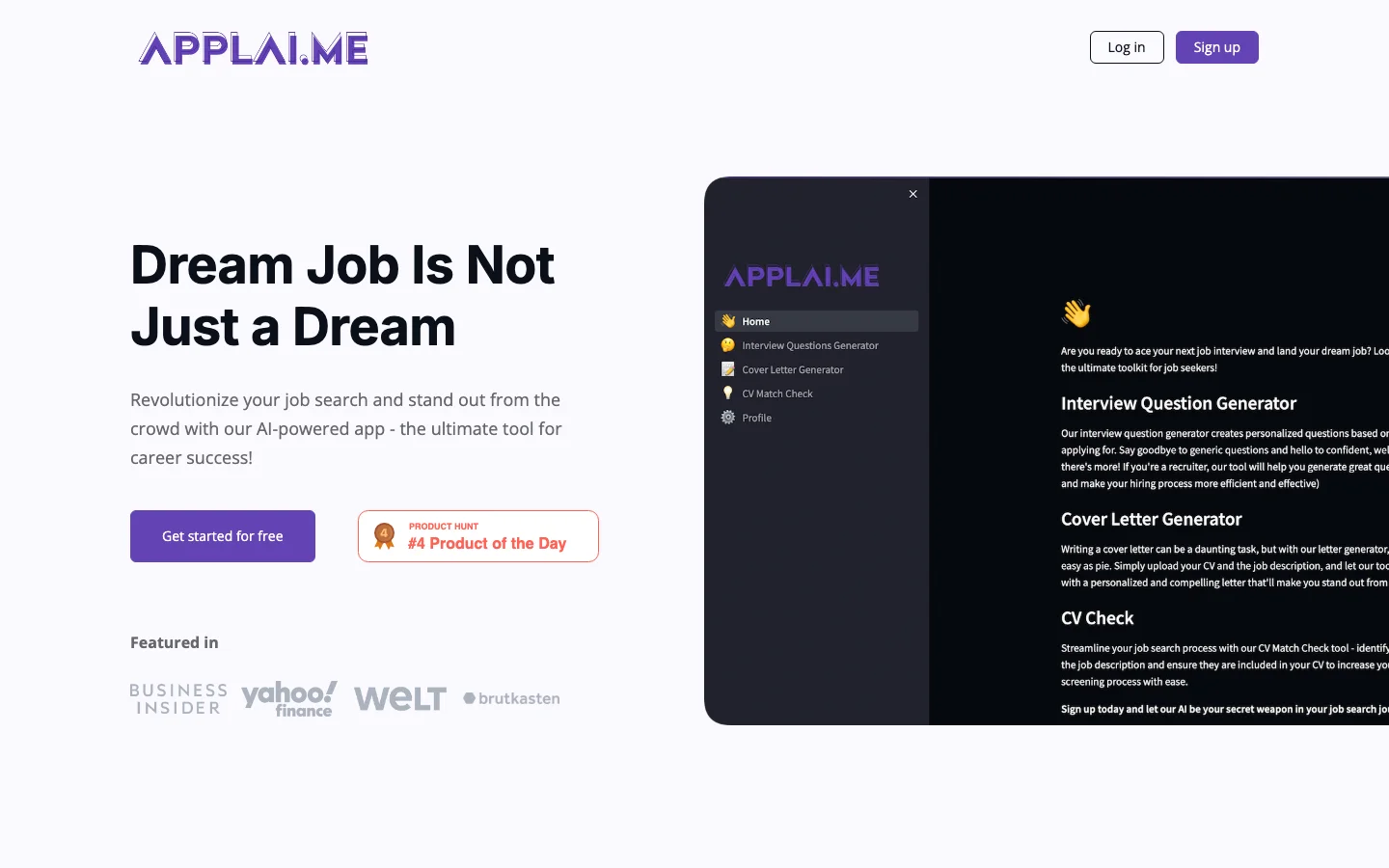 Applai.me hero image