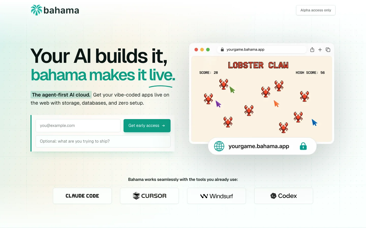 Bahama hero image