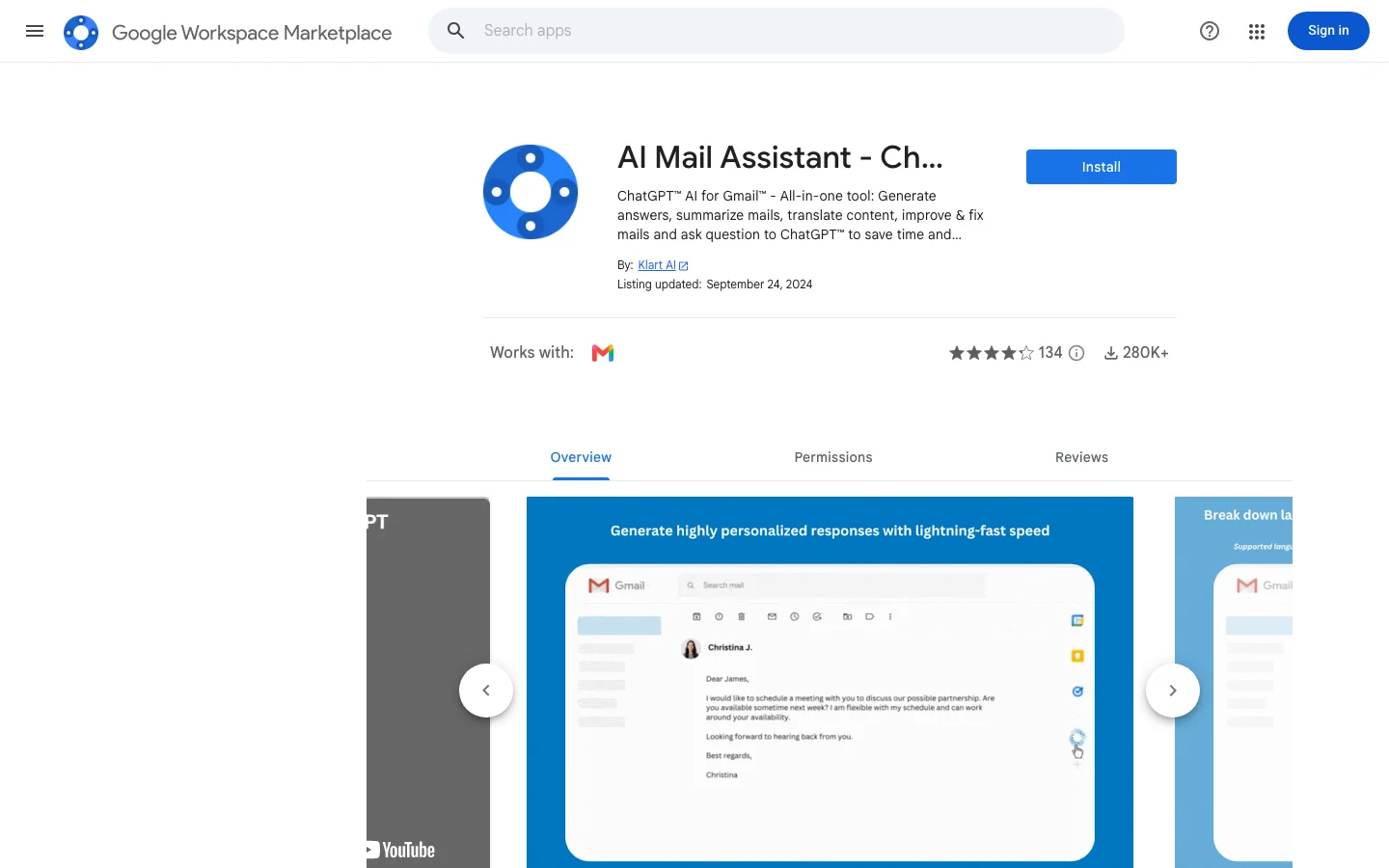 ChatGPT Mail Responder hero image