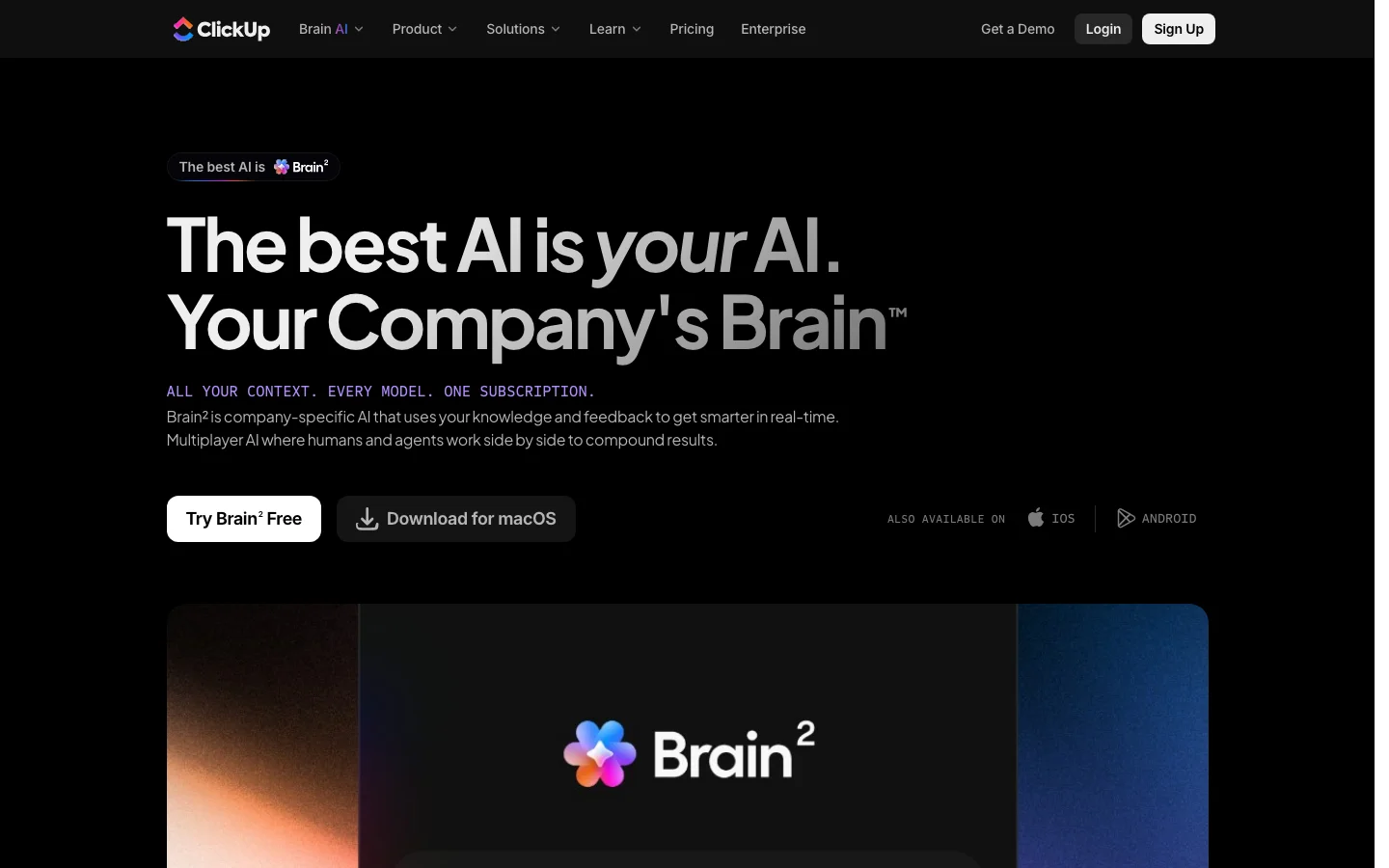 ClickUp AI Writing Assistant hero image