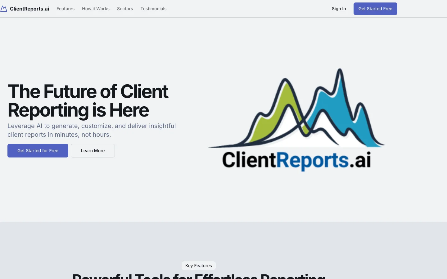 ClientReports.ai hero image