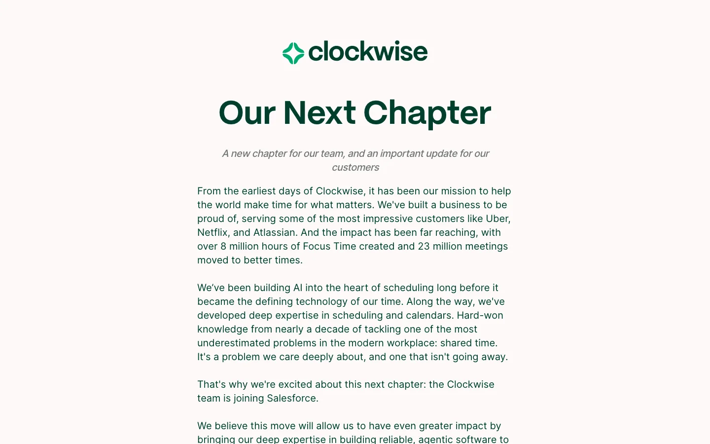 Clockwise hero image