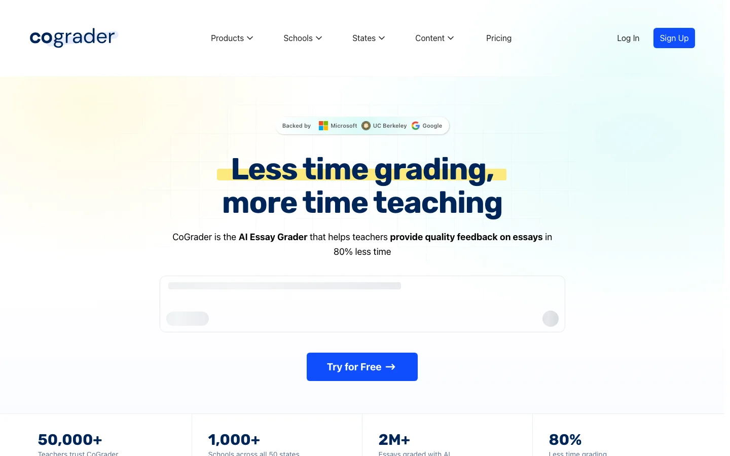 CoGrader hero image