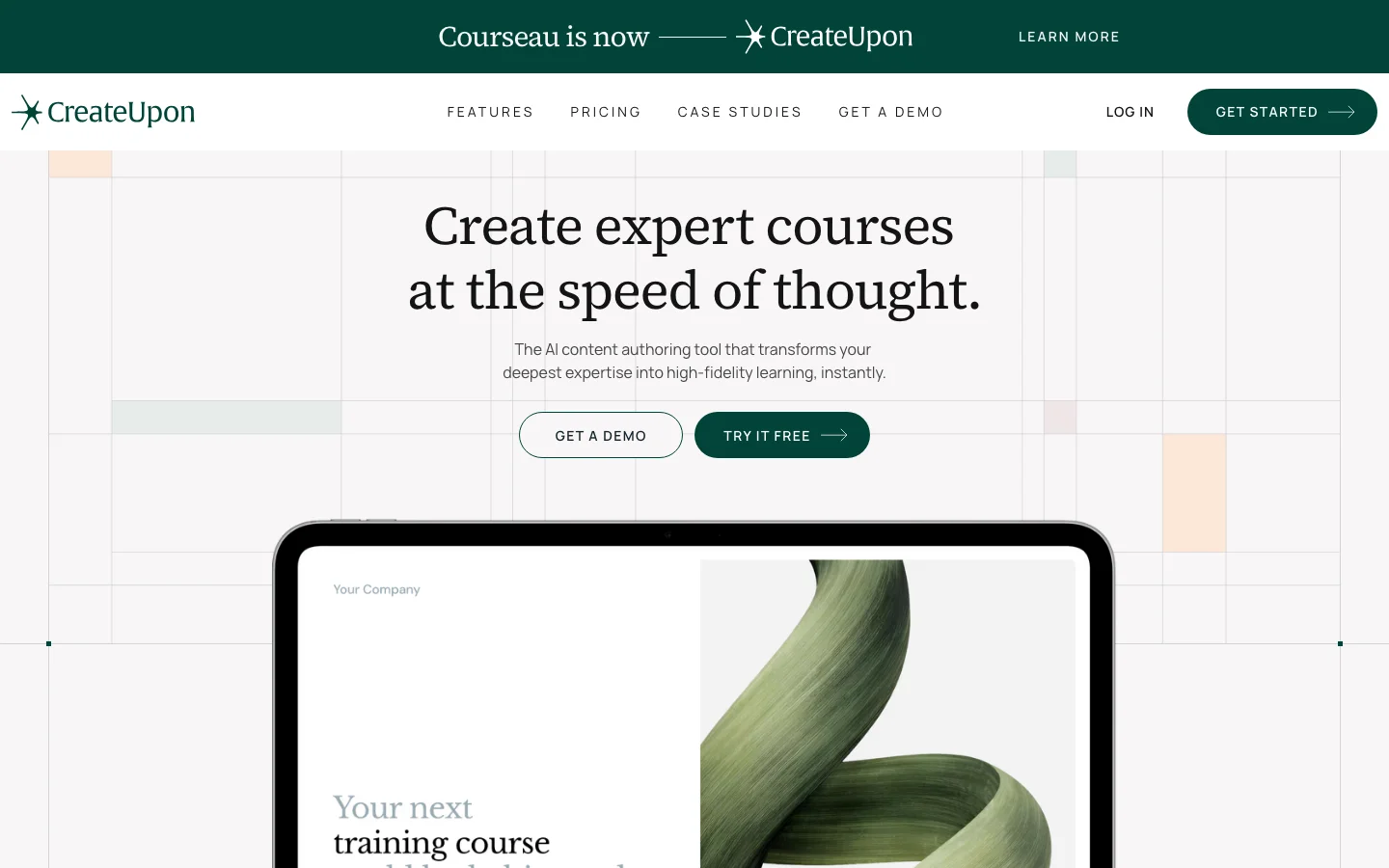Courseau hero image