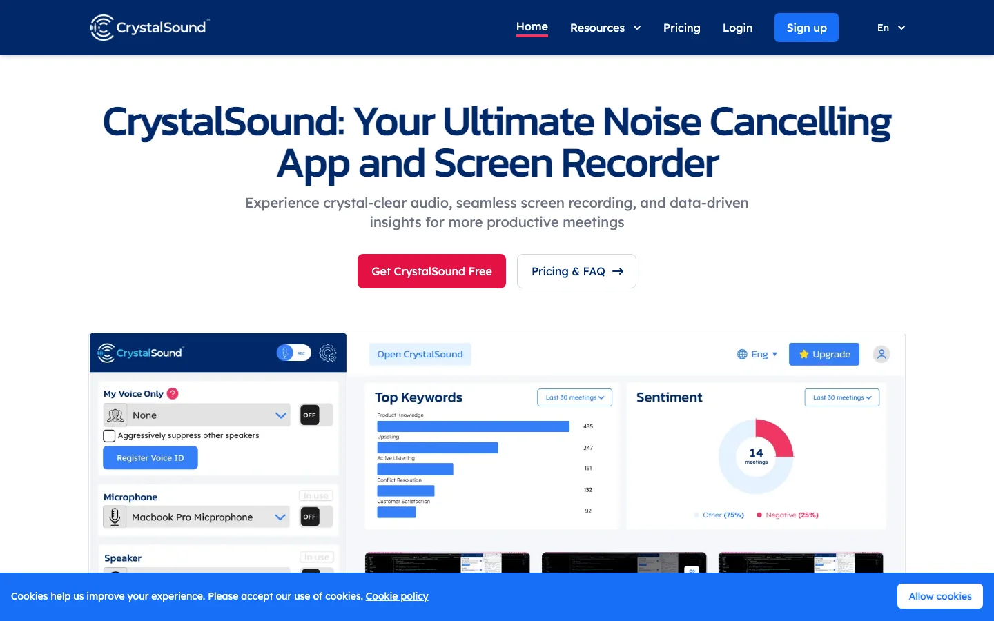 CrystalSound hero image