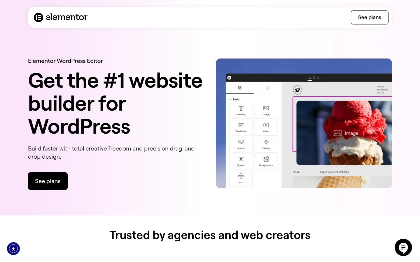 Elementor AI Website Builder hero image