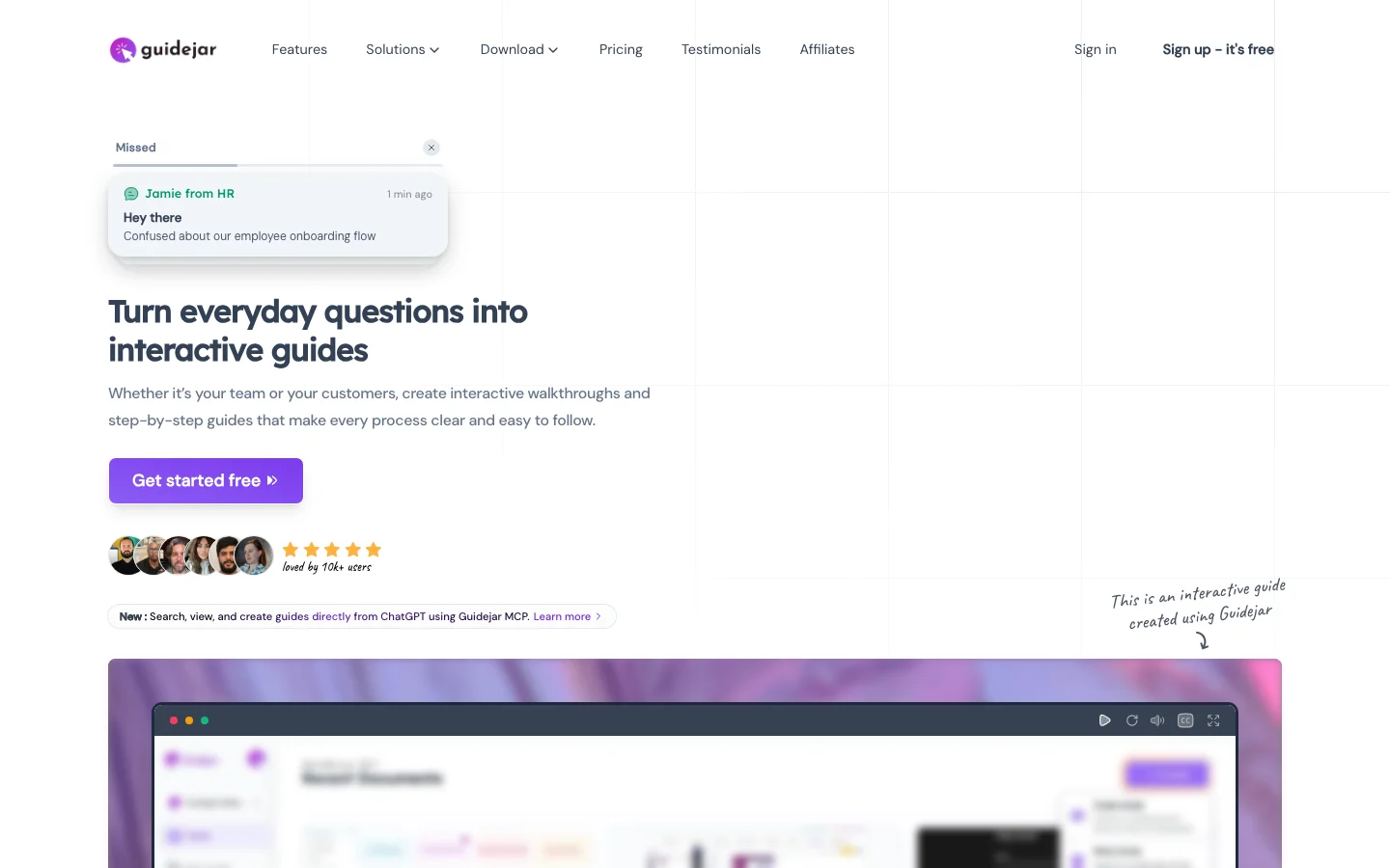 Guidejar hero image