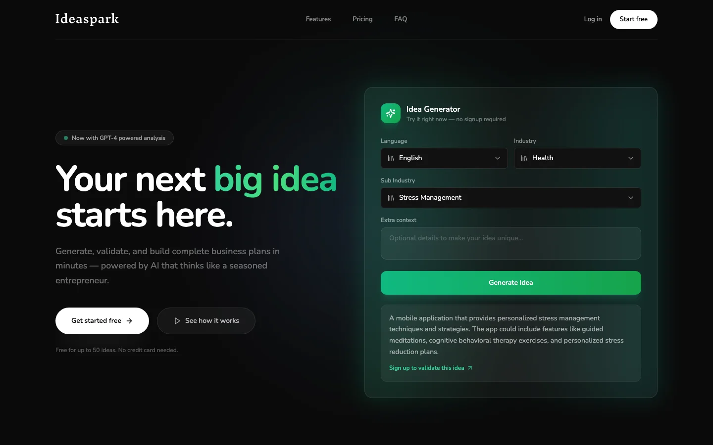 IdeaSpark hero image