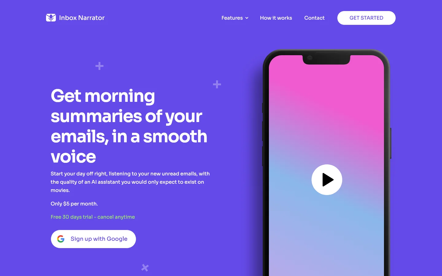 Inbox Narrator hero image