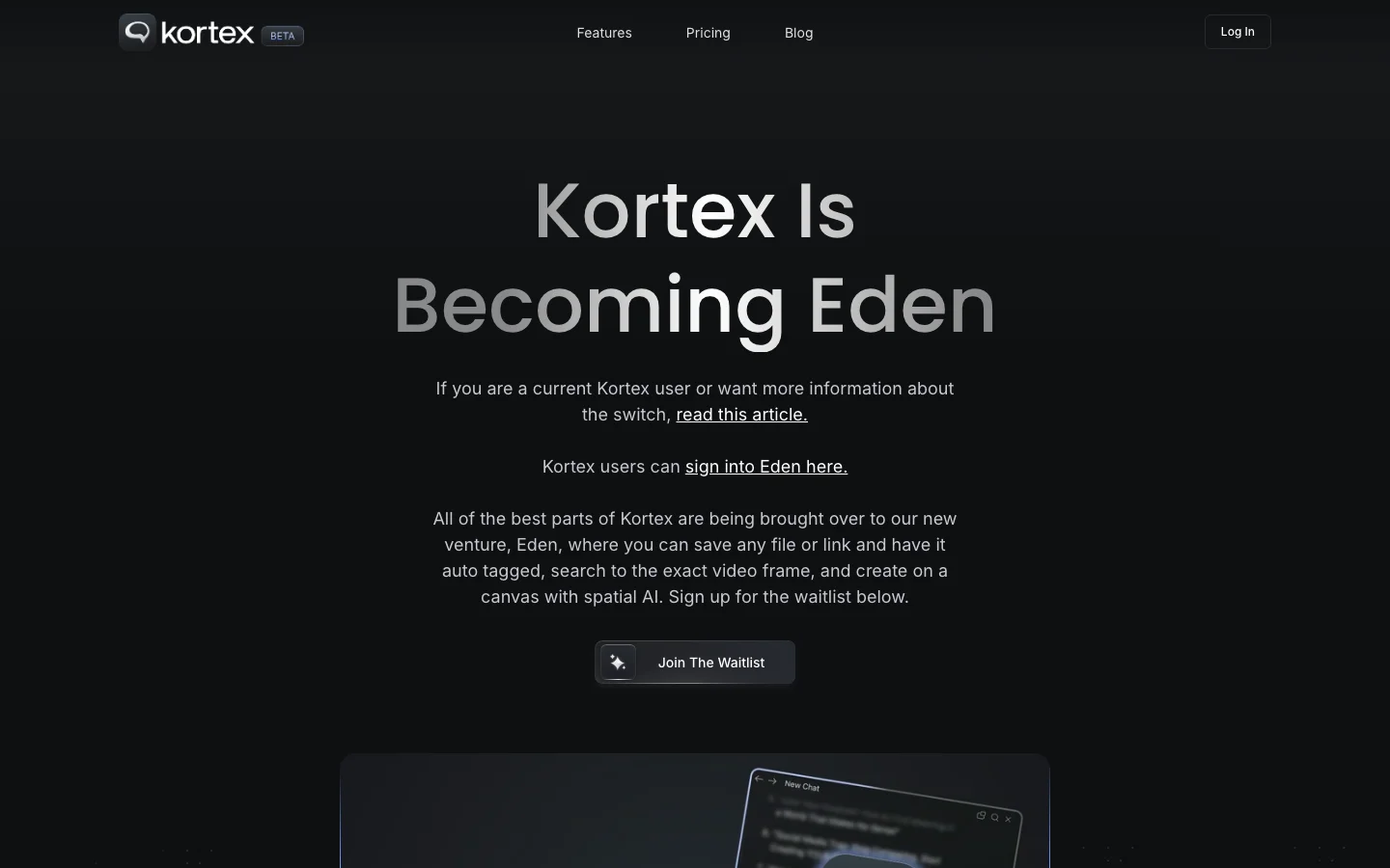 Kortex hero image