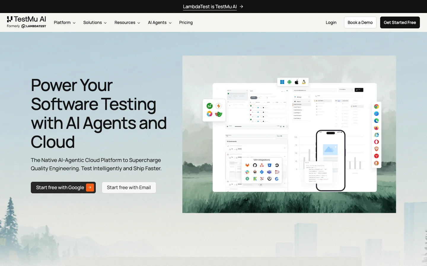LambdaTest hero image