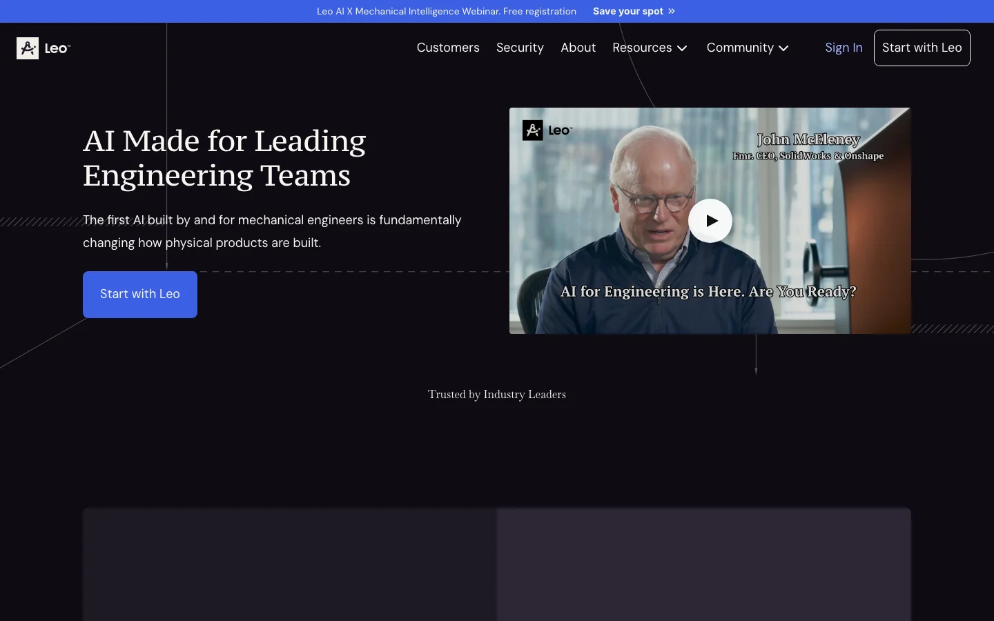Leo hero image
