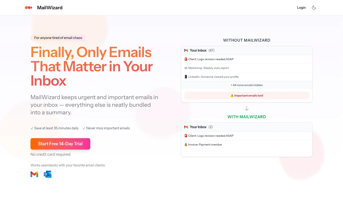 MailWizard hero image