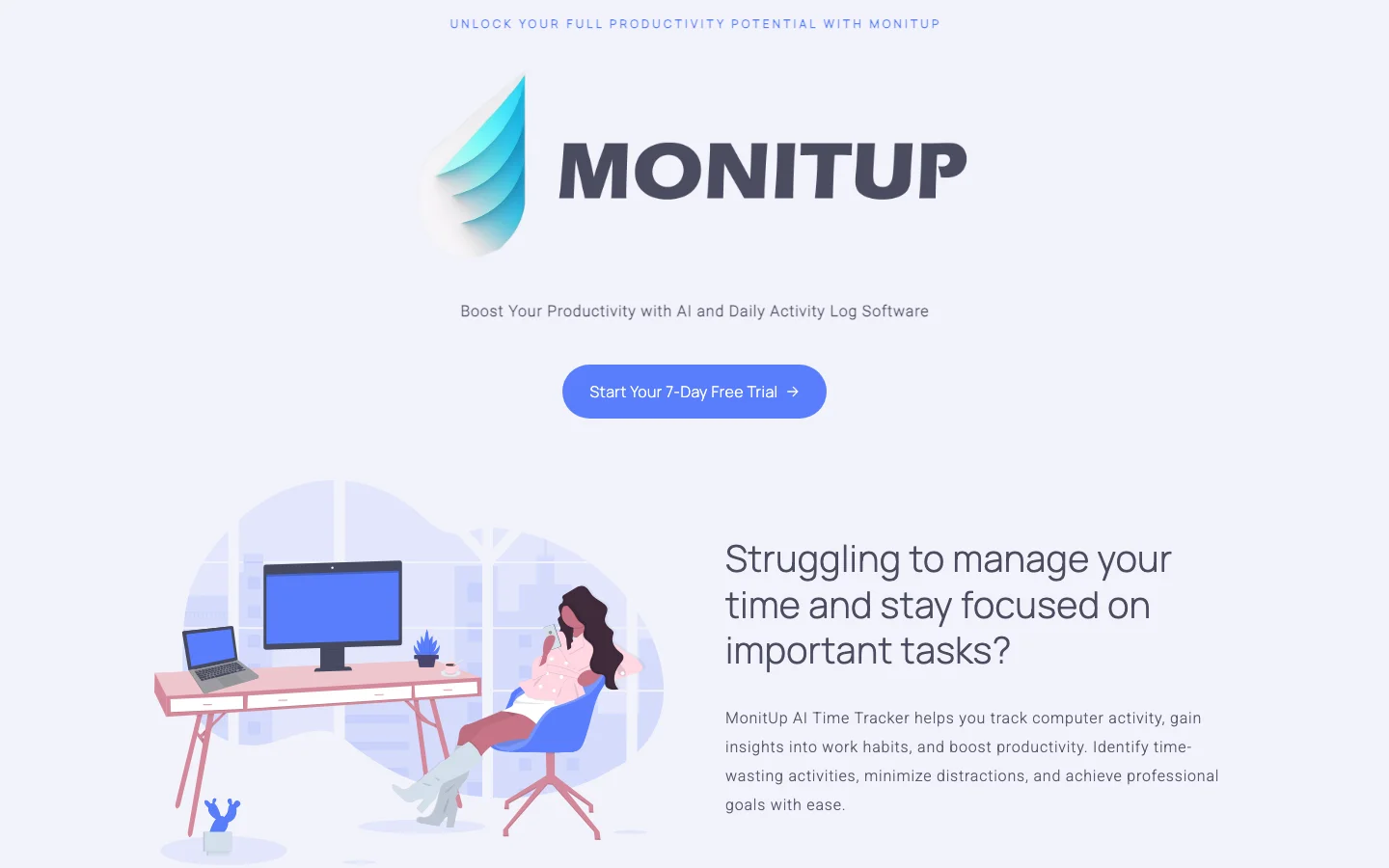 MonitUp hero image
