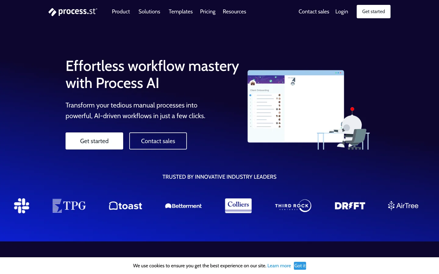 Process AI hero image