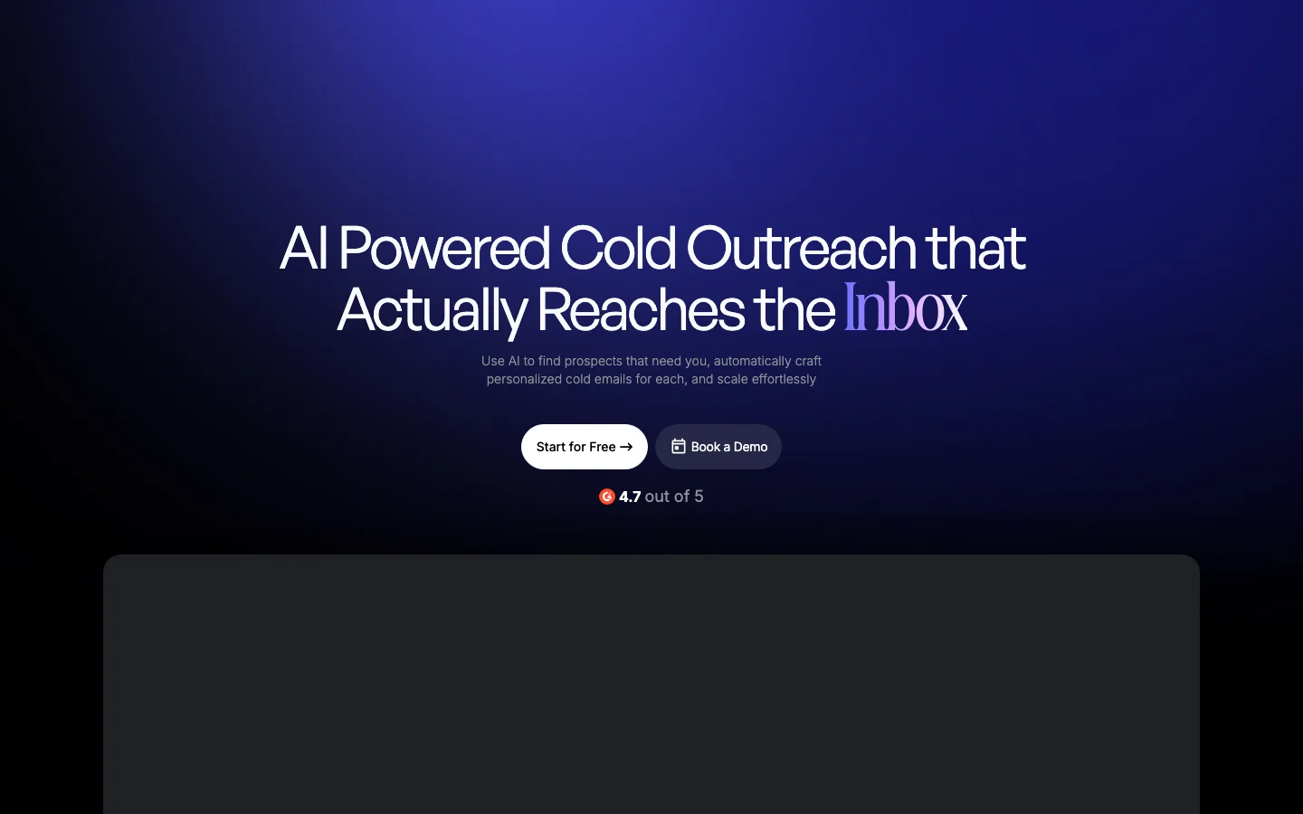 ReachInbox hero image