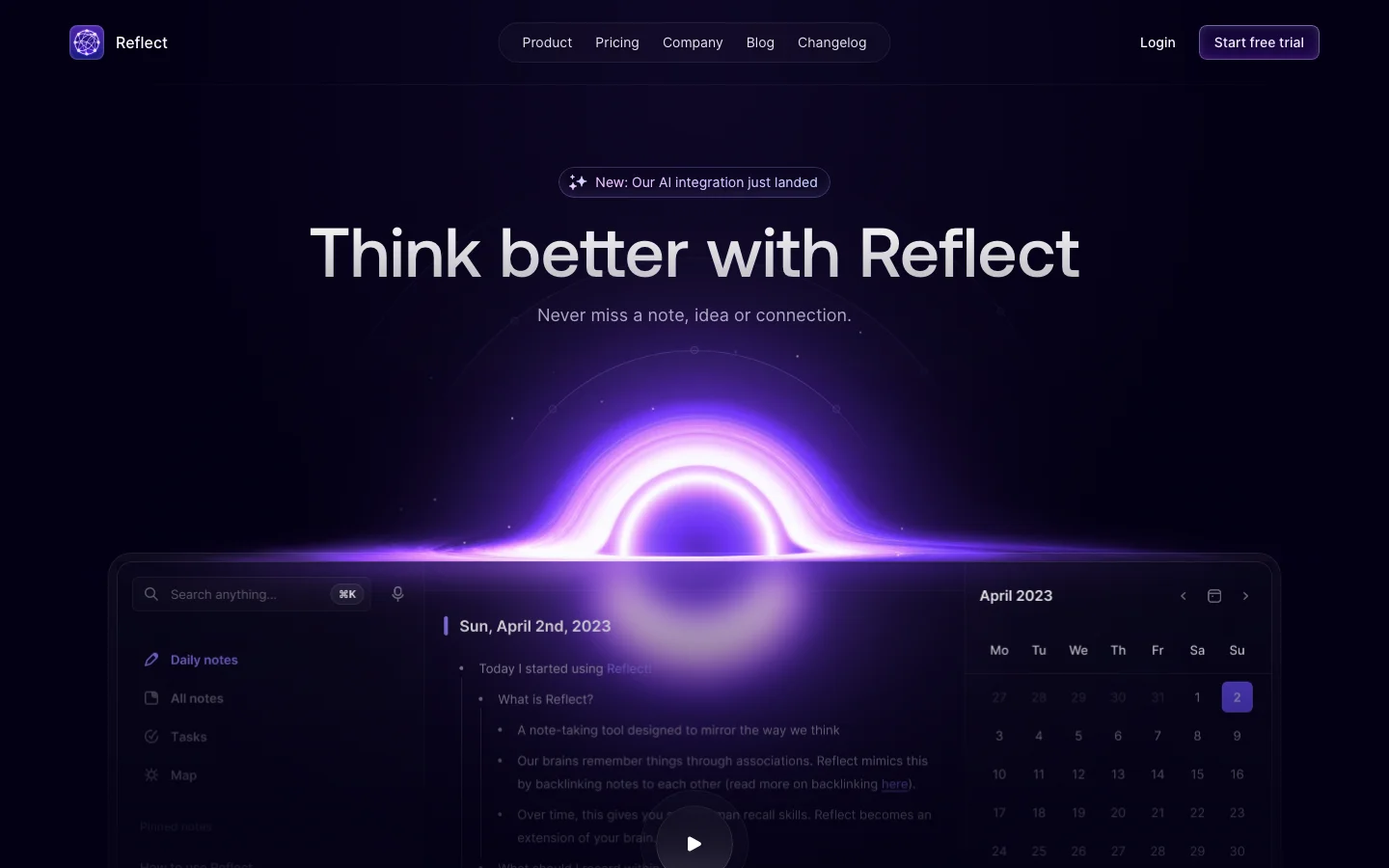 Reflect hero image