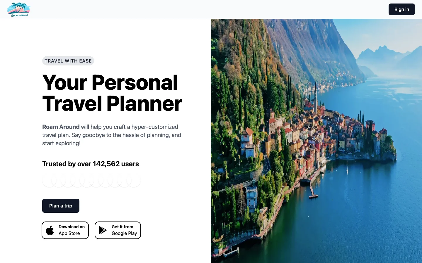 Roam Around App hero image