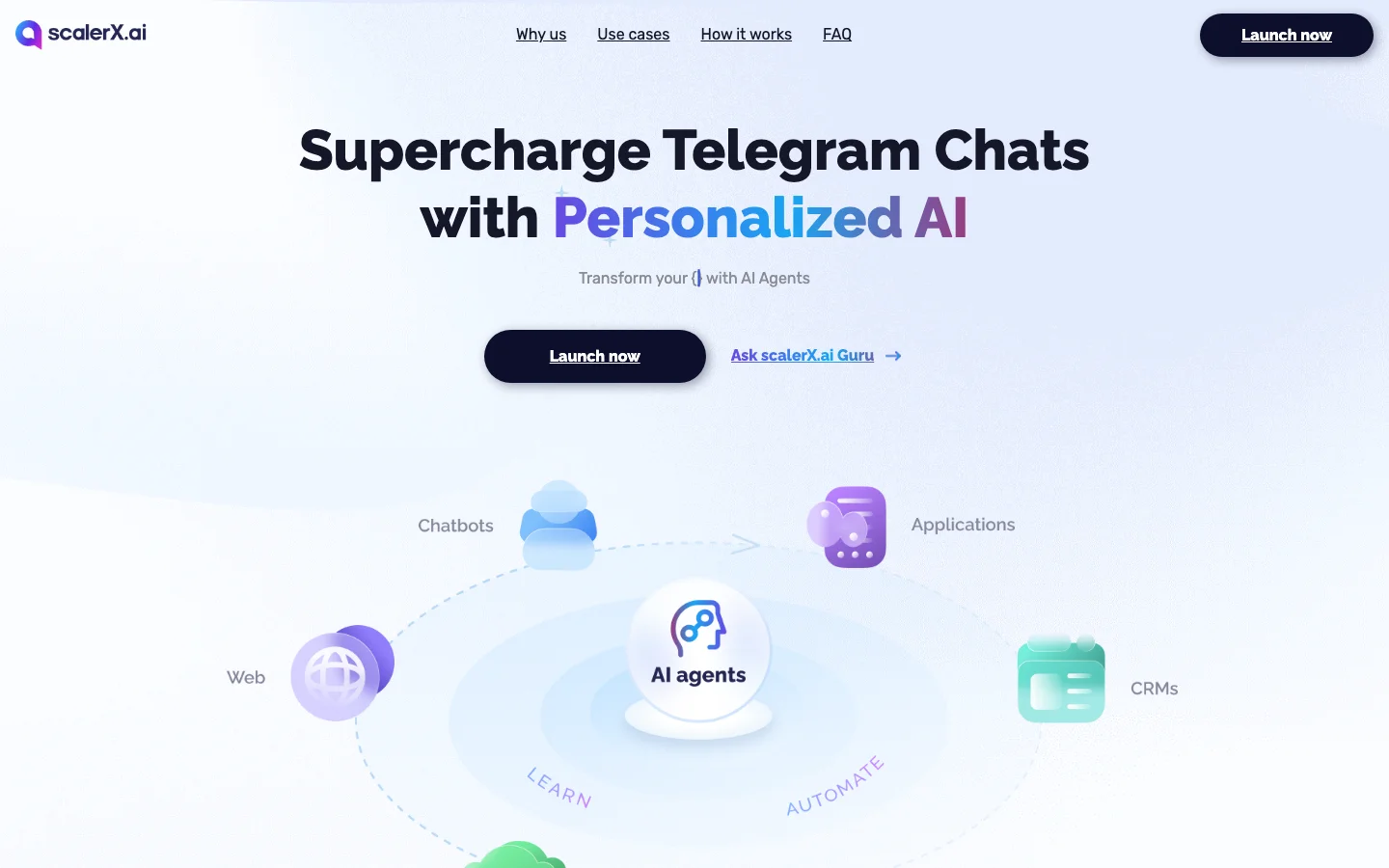 ScalerX.ai hero image